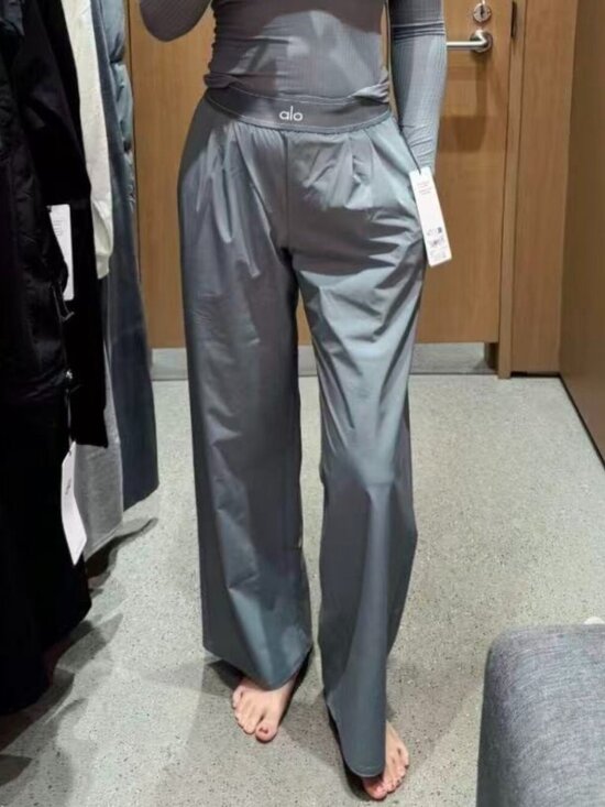 ALO Yoga Pants - ⭐Steel Grey ALO Yoga Suit Up Trouser Relaxed Regular 30" Inseam🥌